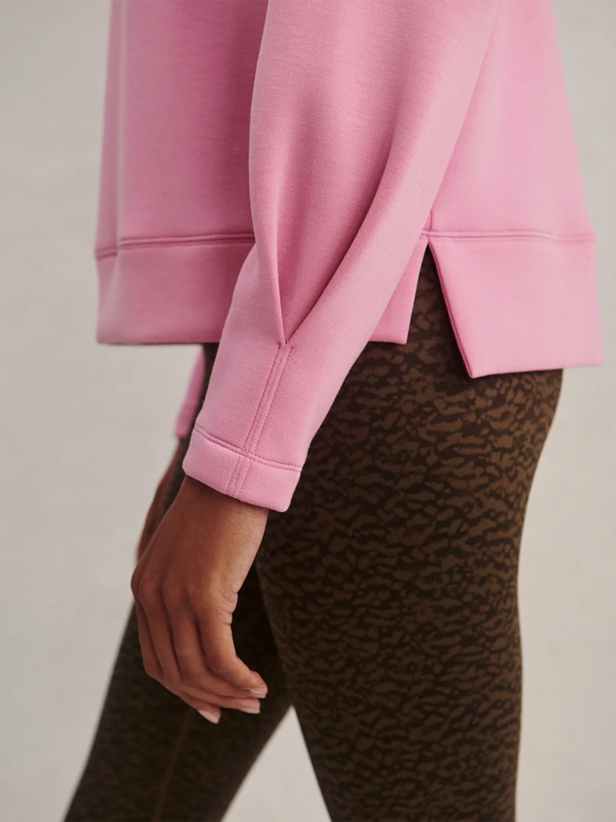 Moonlite Mauve Zosia Crew Neck Midlayer