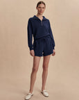 Navy Hawley Half-Zip Sweatshirt