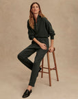 Olive Marl The Rolled Cuff Pant 25"