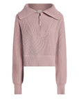 Pale Mauve Mentone Half-Zip Pullover