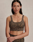 Prairie Sand Cheetah FreeSoft Cori Sports Bra
