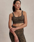 Prairie Sand Cheetah FreeSoft Cori Sports Bra
