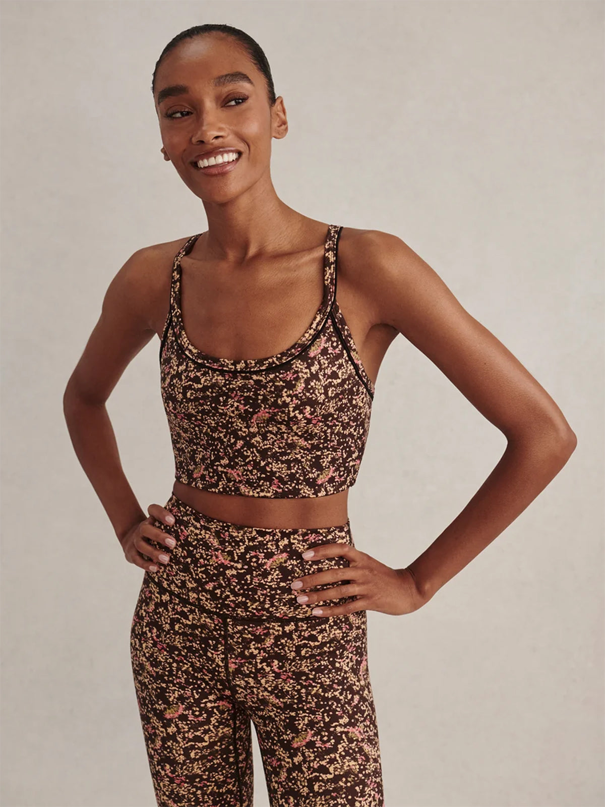 Pressed Flower Freesoft Piper Sports Bra