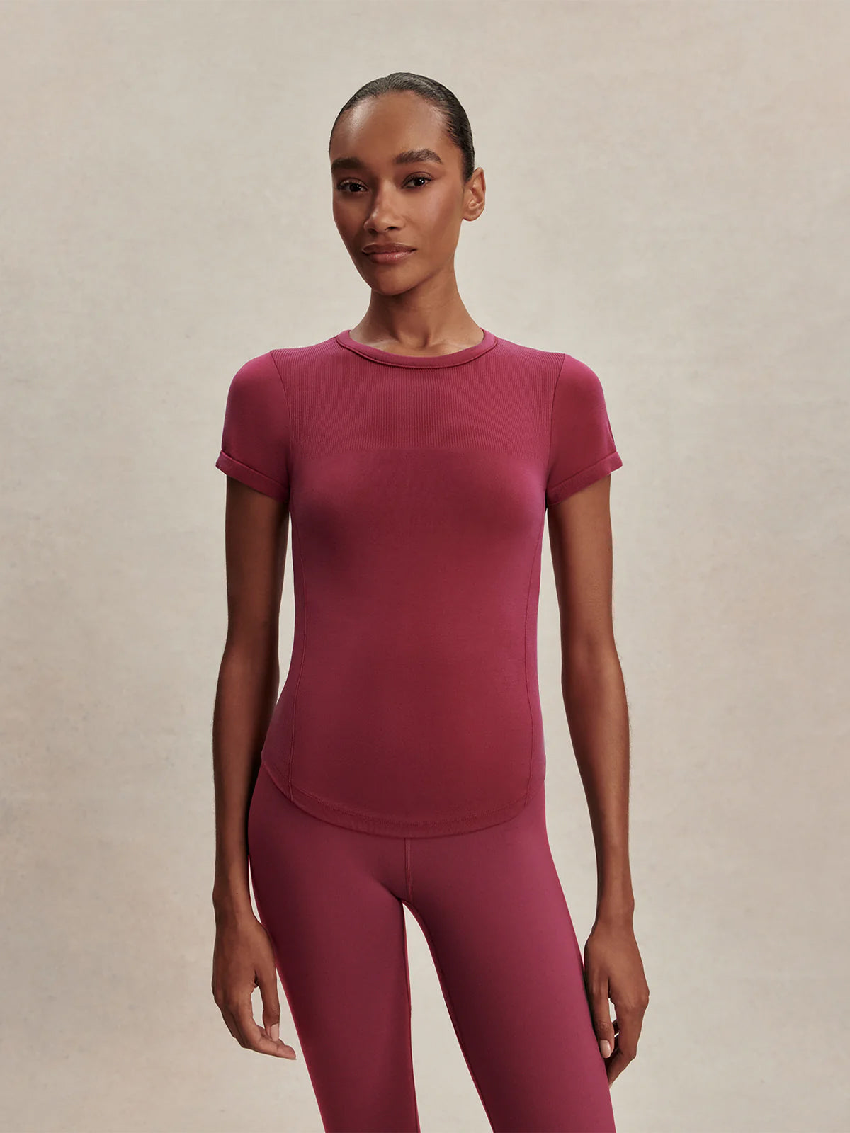 Rich Raspberry Casper Seamless Tee – Fashercise