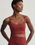 Russett Brown FreeSoft Emmie Sports Bra