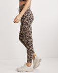 Sand Speckle Leopard Let's Go Running Leggings