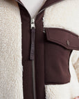 Sandshell / Coffee Bean Lowell Sherpa Jacket