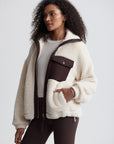 Sandshell / Coffee Bean Lowell Sherpa Jacket