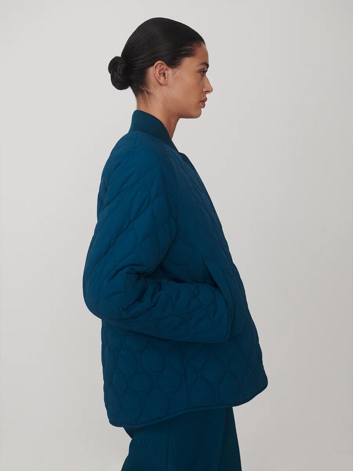 Sea Blue Luca Quilted Jacket