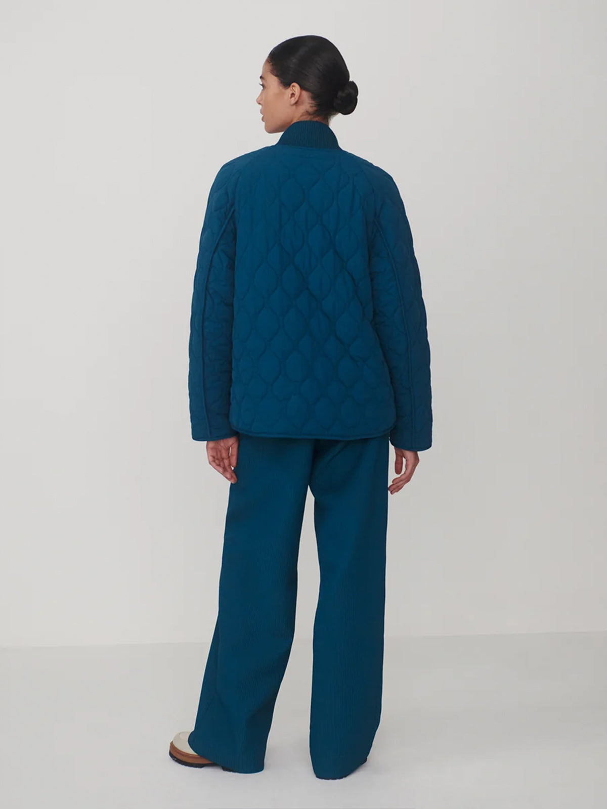 Sea Blue Luca Quilted Jacket