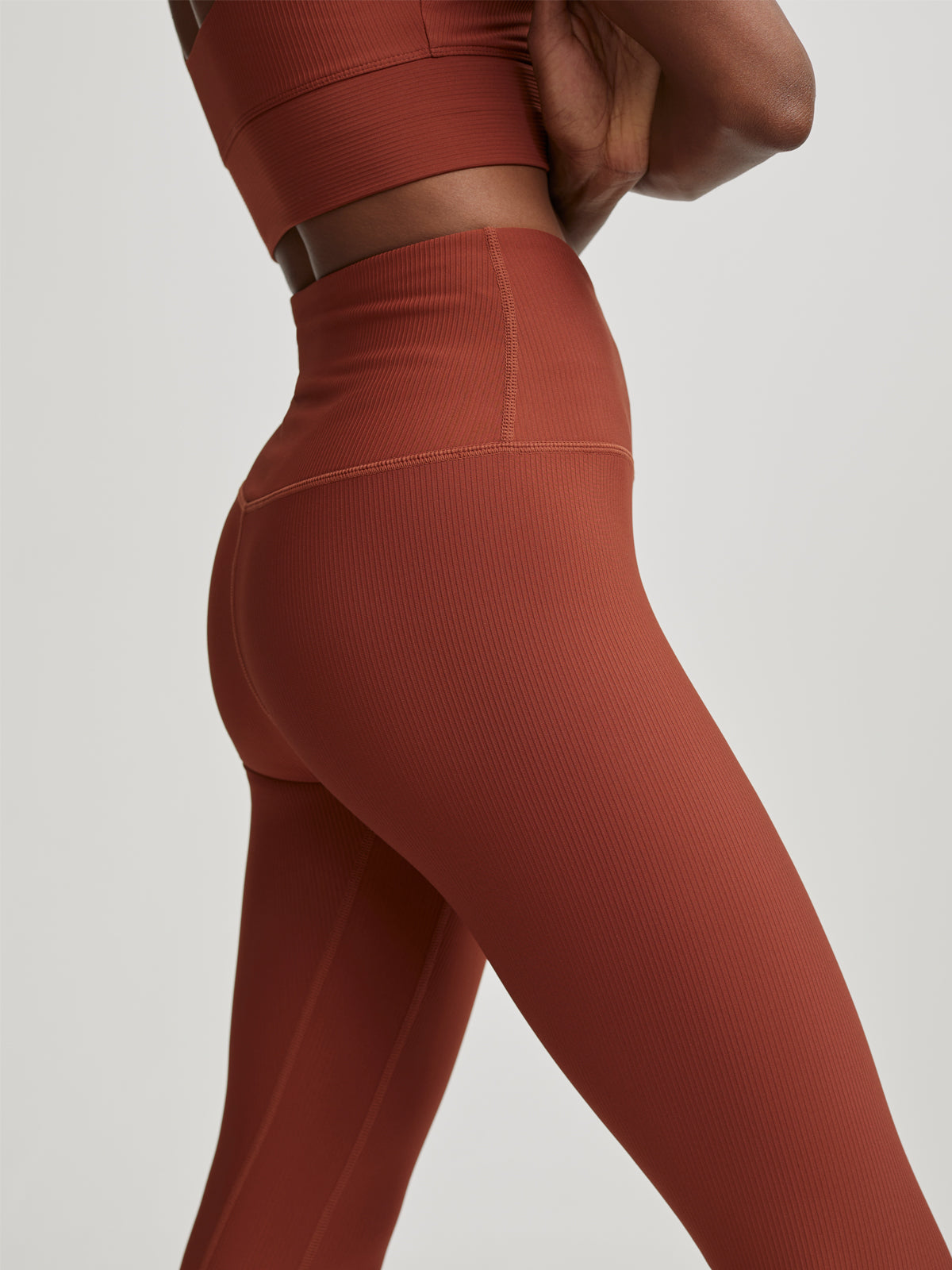 Smoked Paprika Ribbed Let&#39;s Move High 25 Leggings