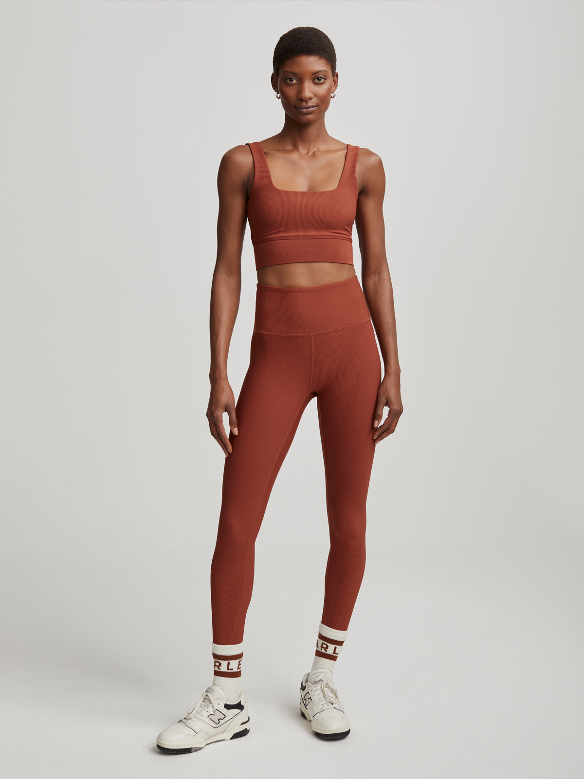 Smoked Paprika Ribbed Let&#39;s Move High 25 Leggings