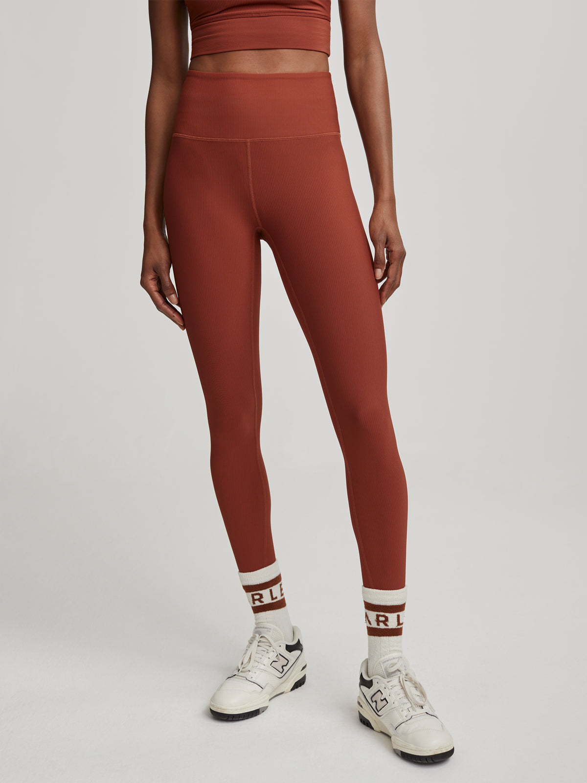 Smoked Paprika Ribbed Let&#39;s Move High 25 Leggings