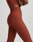 Smoked Paprika Ribbed Let's Move High 25 Leggings