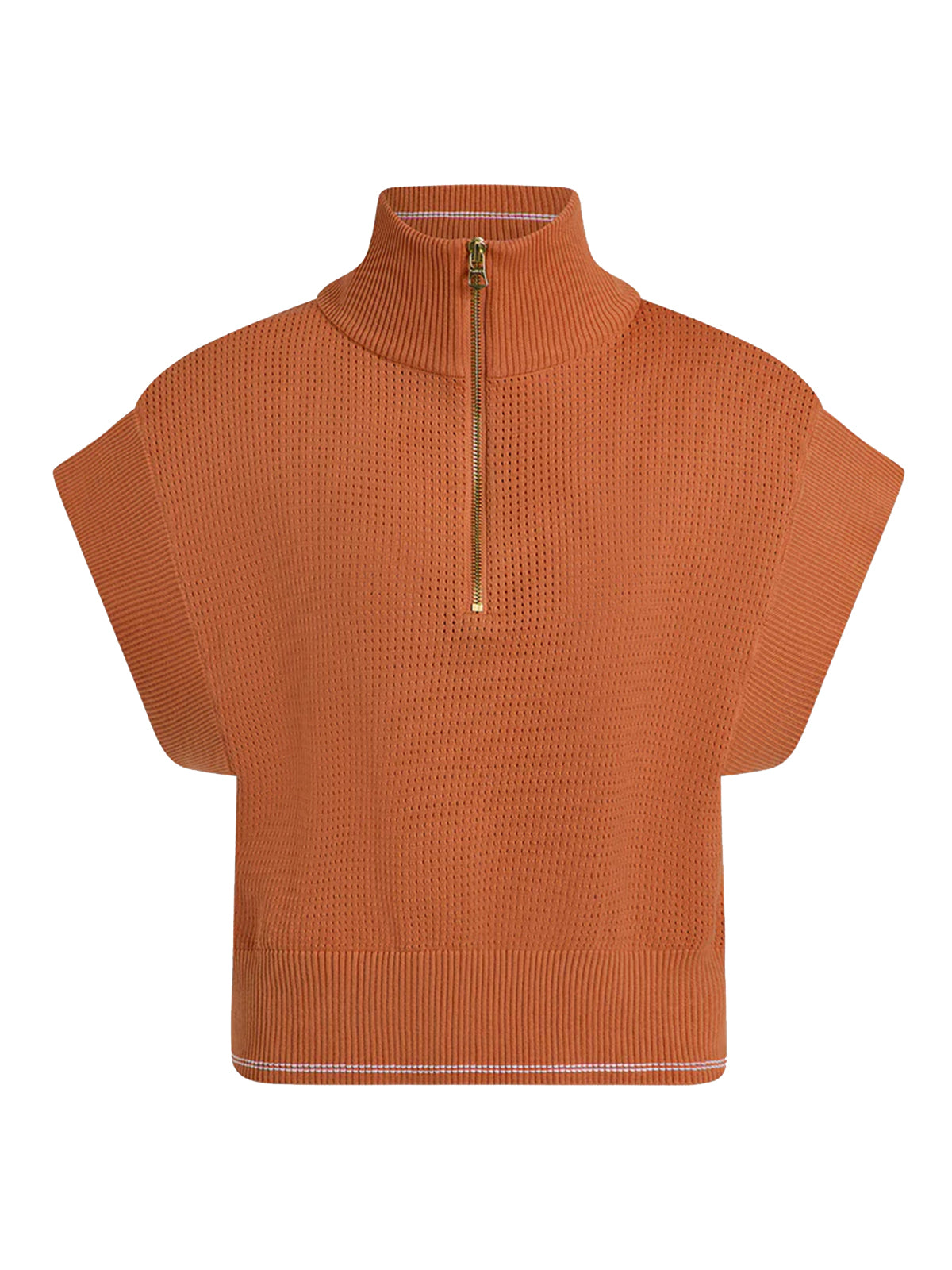Sun Baked Fulton Cropped Knit Top