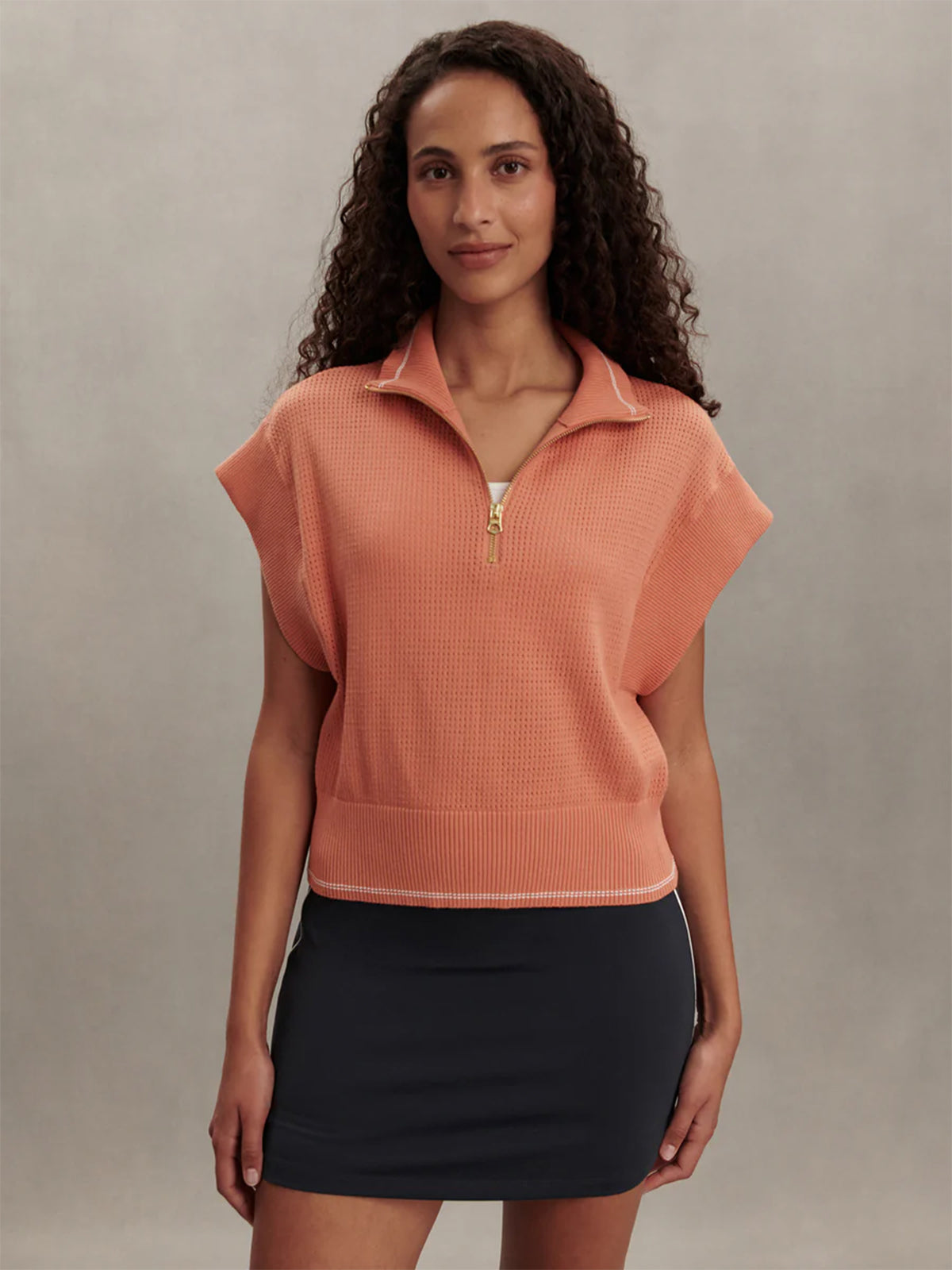 Sun Baked Fulton Cropped Knit Top
