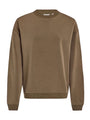 Teak Olive Coralie Crew Neck Sweater
