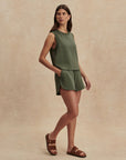 Thyme Shea Cropped Tank Top
