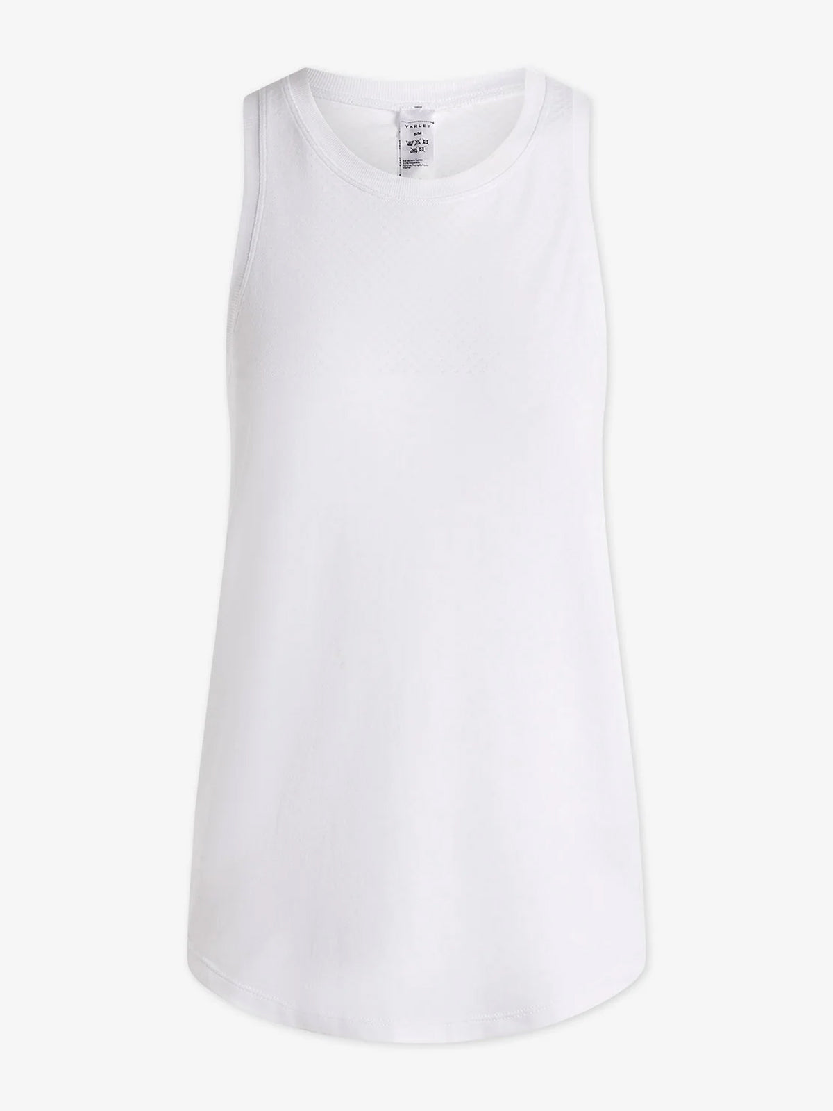 White Dacey Seamless Longline Tank Top