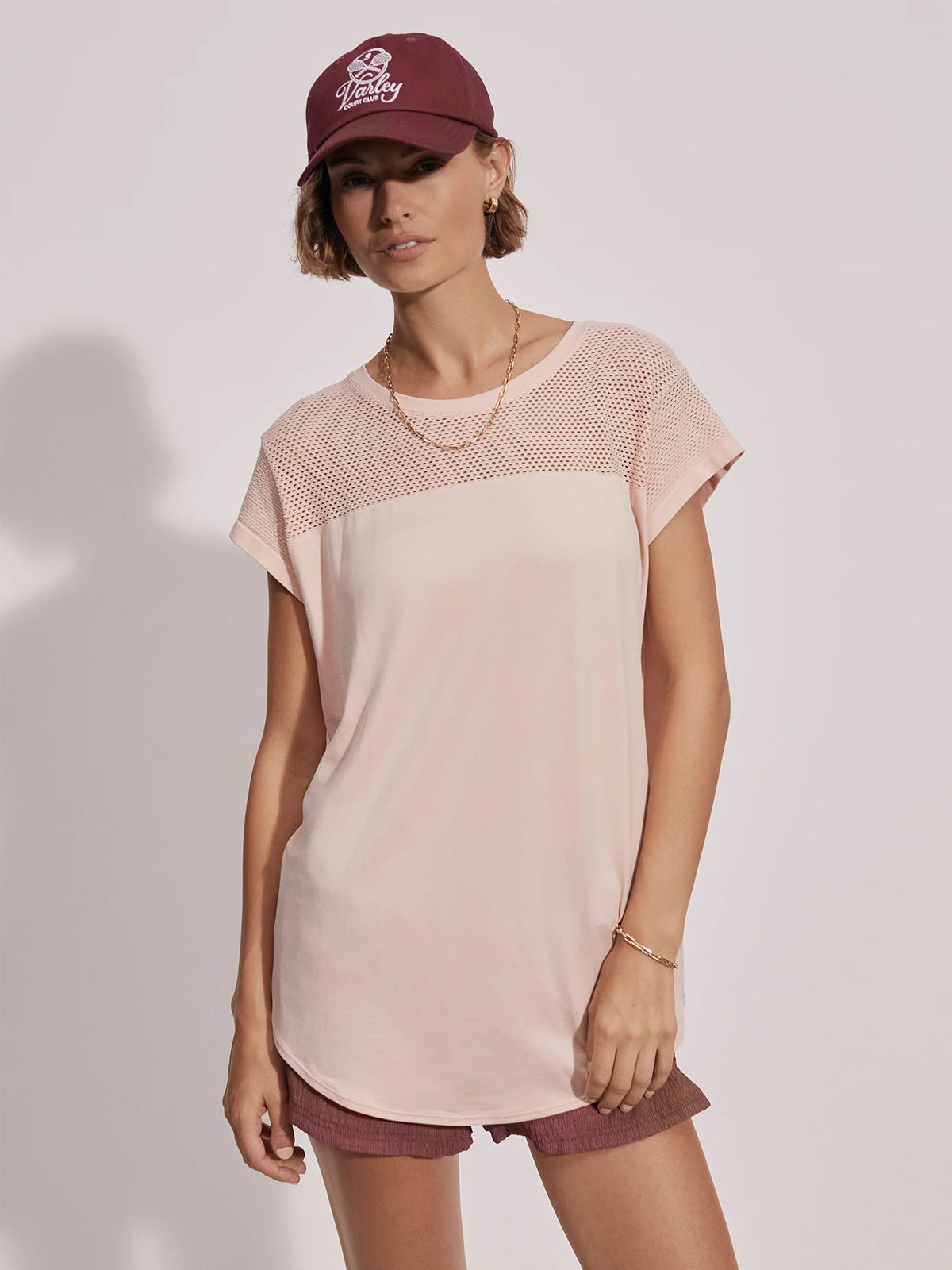 Rose Smoke Wakefield Seamless Tee