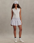 White Marit Seamless Polo
