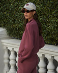 Wild Rhubarb Mavis Mock Neck Sweatshirt