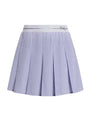 Xenon Blue Pinstripe Toyah High Rise 14.5" Tennis Skort