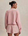 Zephyr Mauve Tamsin Cropped Sweater