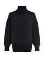 Black Barker High Neck Sweatshirt