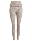 Ivory Abstract Feather FreeSoft High 28" Leggings