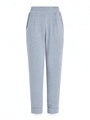 Mid Blue Marl The Rolled Cuff Pant 28.5"