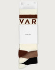 Egret / Chanterelle/ Black Spencer Socks 3 Pack