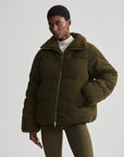 Olive Wilkins Sherpa Puffer Jacket