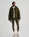 Olive Wilkins Sherpa Puffer Jacket