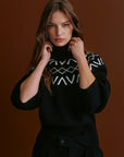 Marcie Fairisle Yoke Knitted Sweater