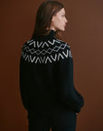 Marcie Fairisle Yoke Knitted Sweater