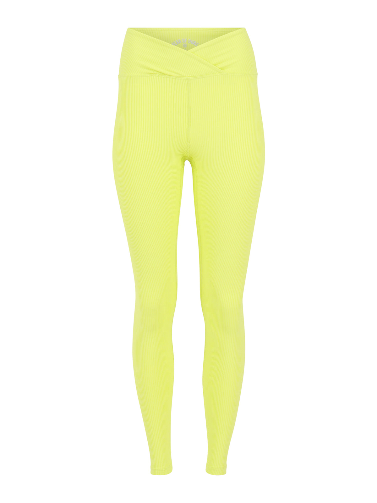 Cyber Lime Ribbed Veronica Leggings