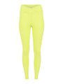 Cyber Lime Ribbed Veronica Leggings