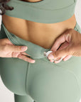 Stone Green TruePurpose 7/8 Training Leggings