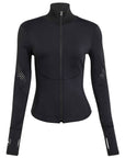Black TruePurpose Midlayer Zip Training Jacket