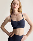 Navy Seamless TrueStrength Yoga Bra