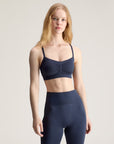 Navy Seamless TrueStrength Yoga Bra