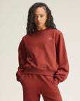 Burnt Sienna TrueCasuals Crewneck Sweatshirt