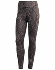 Charcoal and Black Snake Print TruePurpose 7/8 Training Leggings