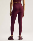Maroon Full Length Training Leggings