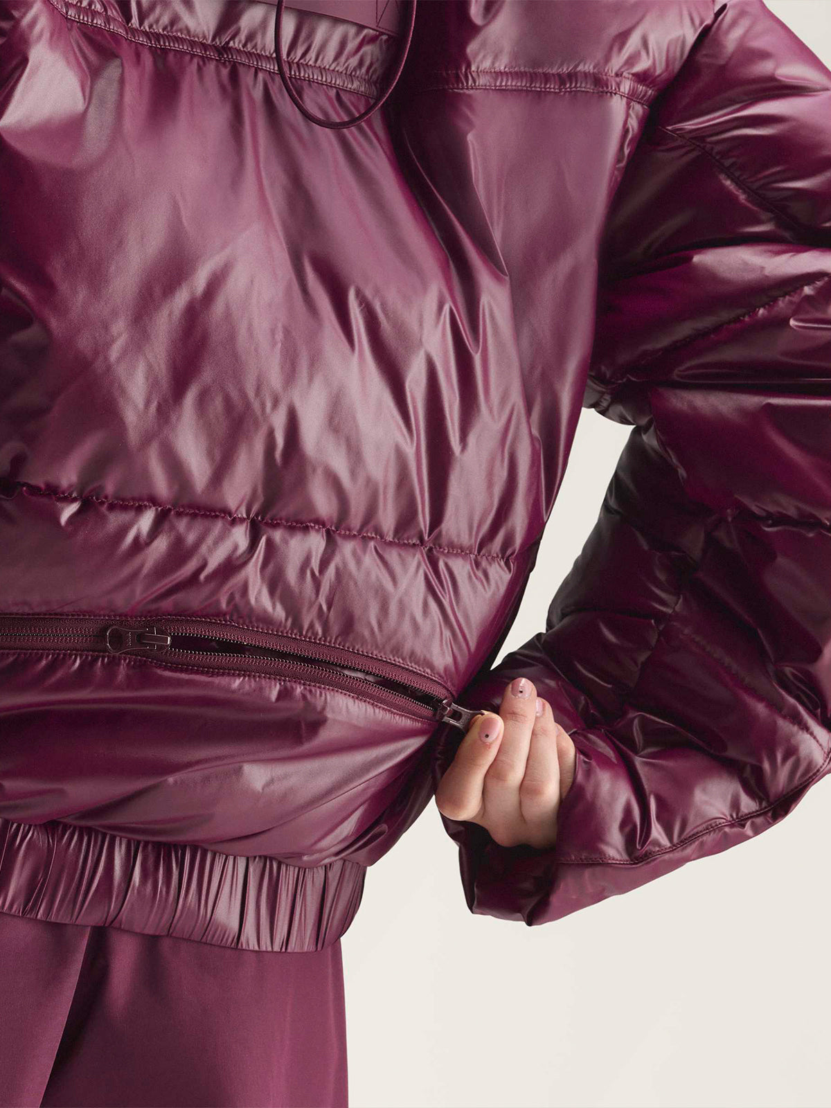 Maroon Padded Winter Jacket