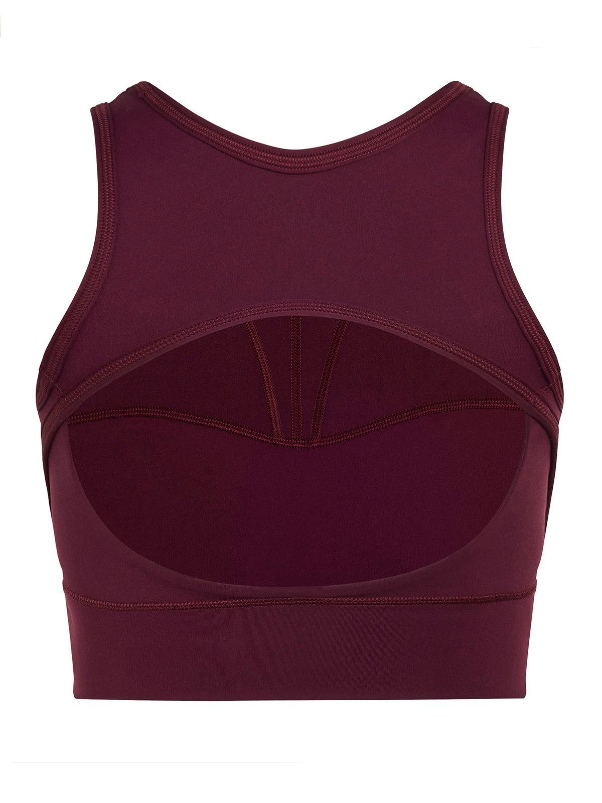 Maroon TruePurpose Cropped Sleeveless Training Top