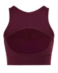 Maroon TruePurpose Cropped Sleeveless Training Top
