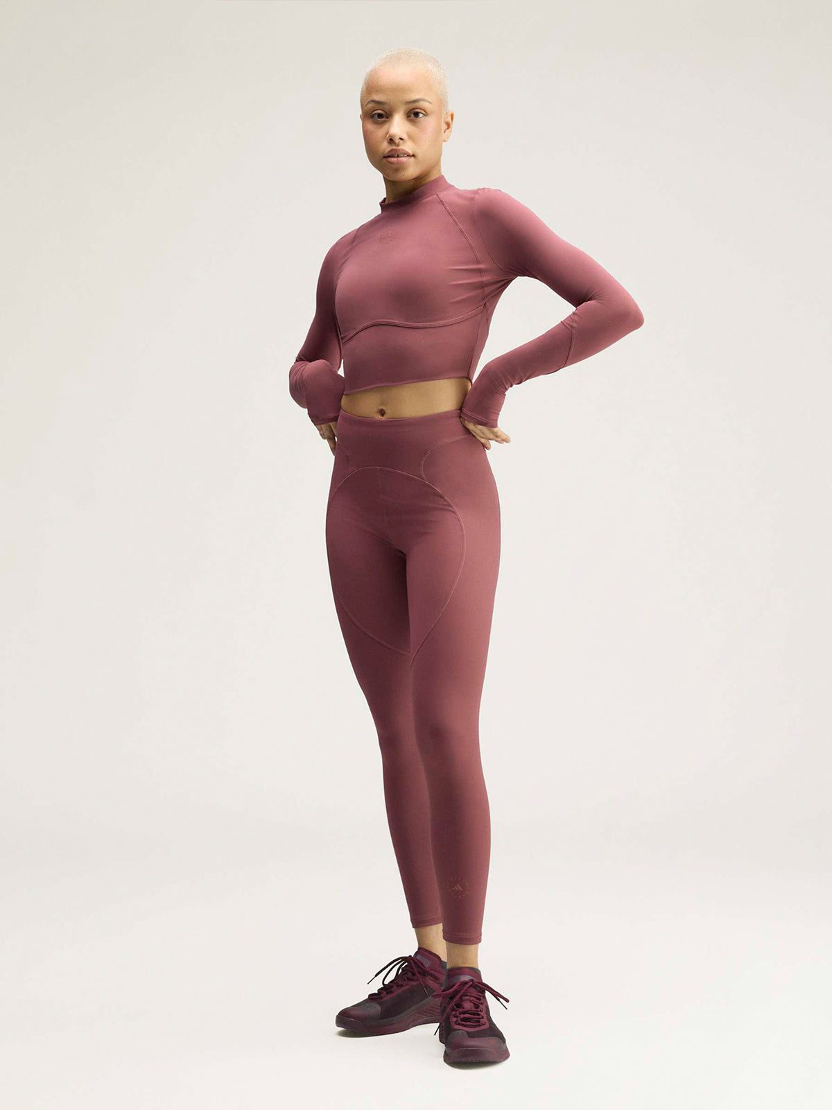 Quiet Crimson TruePurpose 7/8 Training Leggings