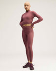 Quiet Crimson TruePurpose 7/8 Training Leggings